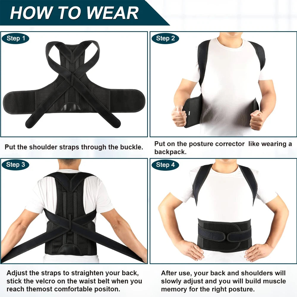 Back Brace Posture Trainer